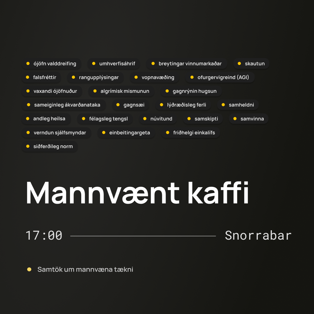 Mannvænt kaffi